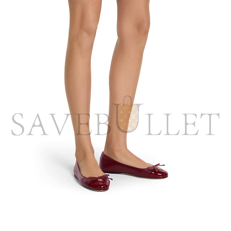 GUCCI WOMEN'S BALLET FLAT WITH DOUBLE G 835805 GUCCI WOMEN'S BALLET FLAT WITH DOUBLE G 835805